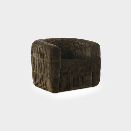 Aria Swivel Chair Brown