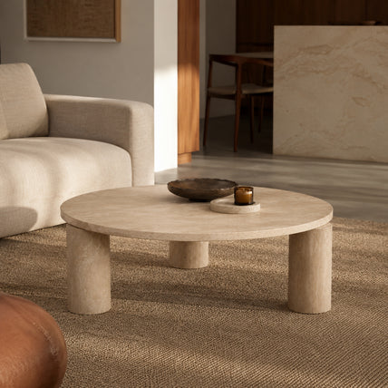 Aven Coffee Table Travertine