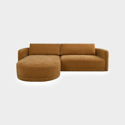 Chloe Tan Curve Sectional
