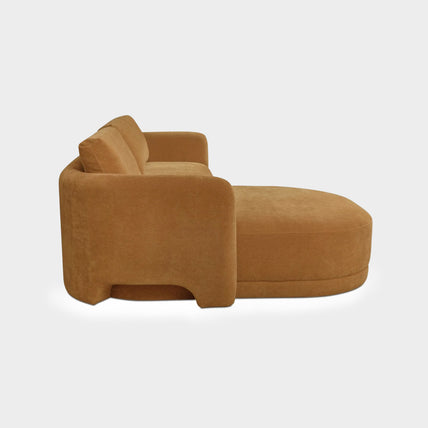 Chloe Tan Curve Sectional