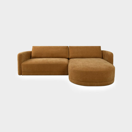 Chloe Tan Curve Sectional