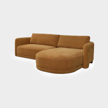 Chloe Tan Curve Sectional