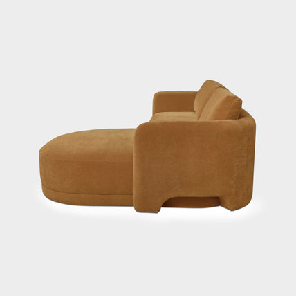 Chloe Tan Curve Sectional
