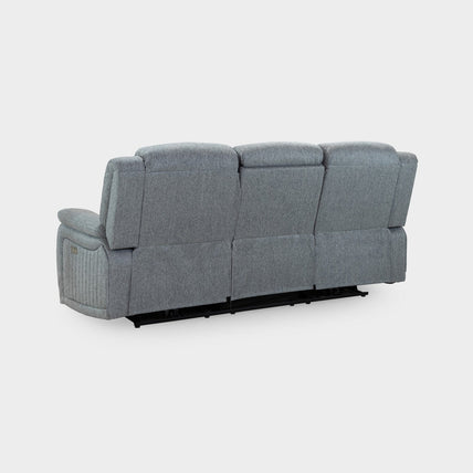 Linden Recliner Sofa Grey 3 Seater