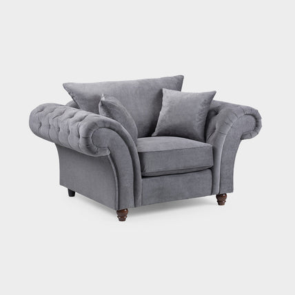 Windsor Fullback Sofa Grey Armchair