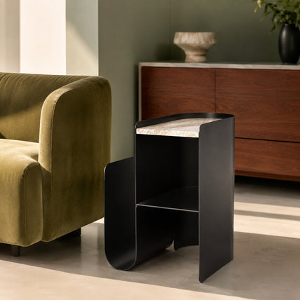 Halo Side Table Black