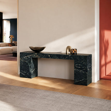 Pillar Accent Table-Verde
