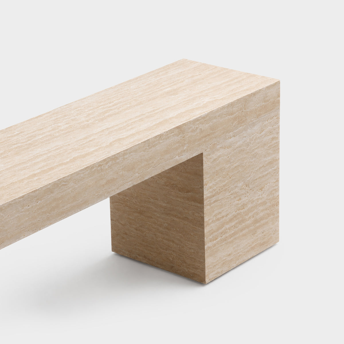 Heath Console Travertine