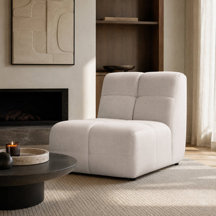 Jacob Sofa Natural Armless Piece