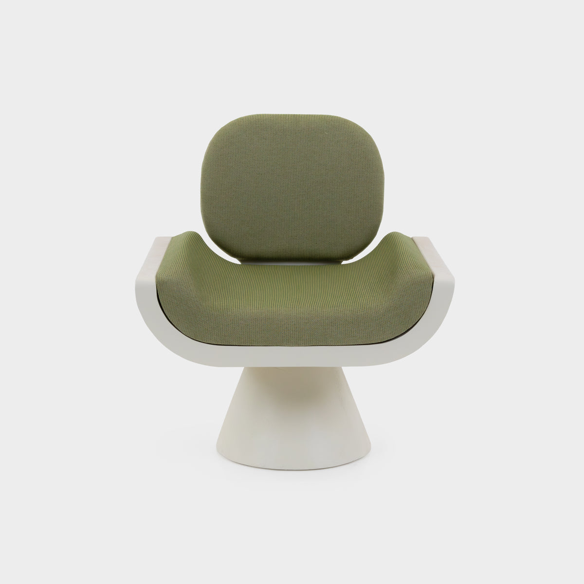 Chris Lounge Chair Ivory Microcement