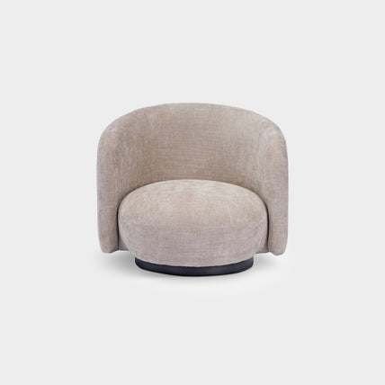 Luca Swivel Chair Beige