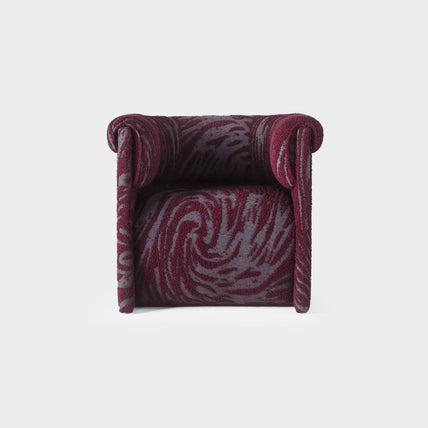 Mabel Lounge Chair Maroon