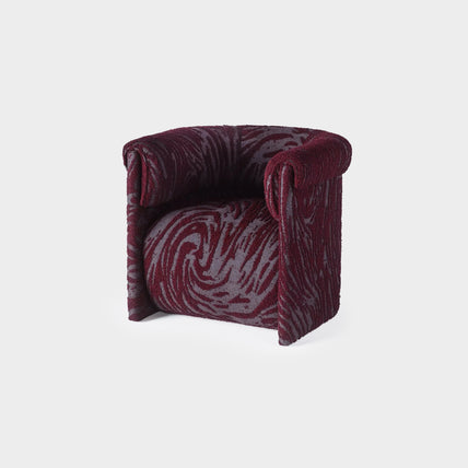 Mabel Lounge Chair Maroon