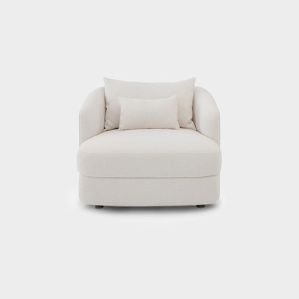 Mara Chaise Lounge White