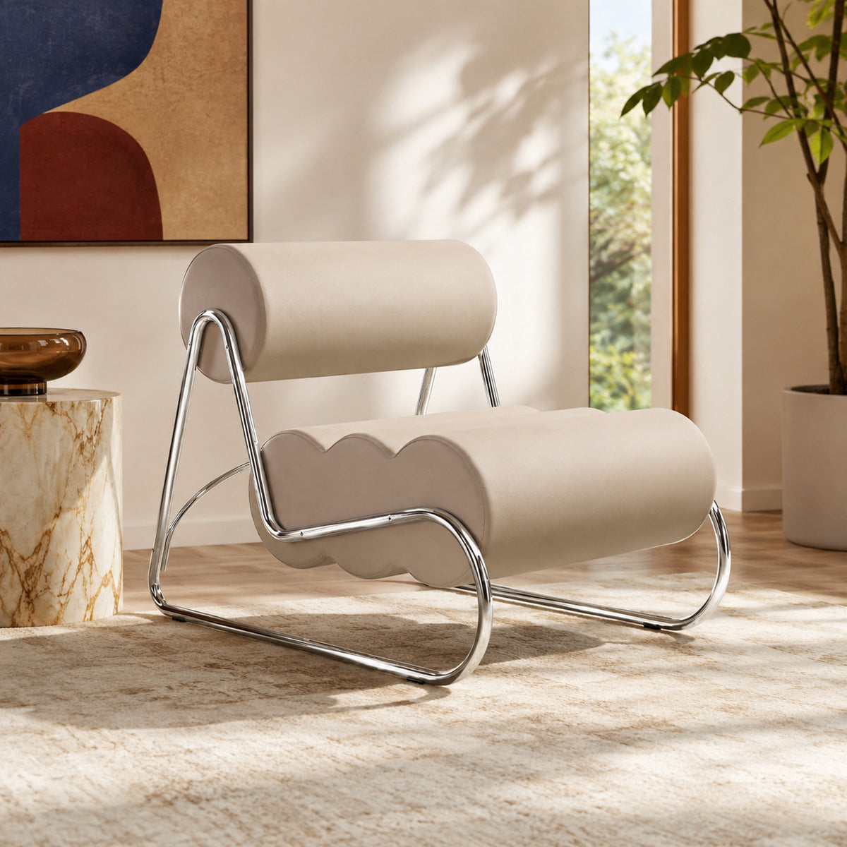 Ripple Chair Light Beige
