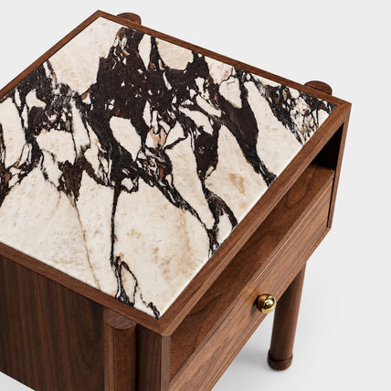 Solene Bedside Table Brown