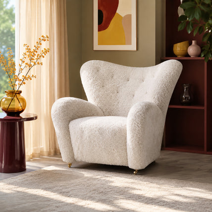 Lazy Lounge Chair White