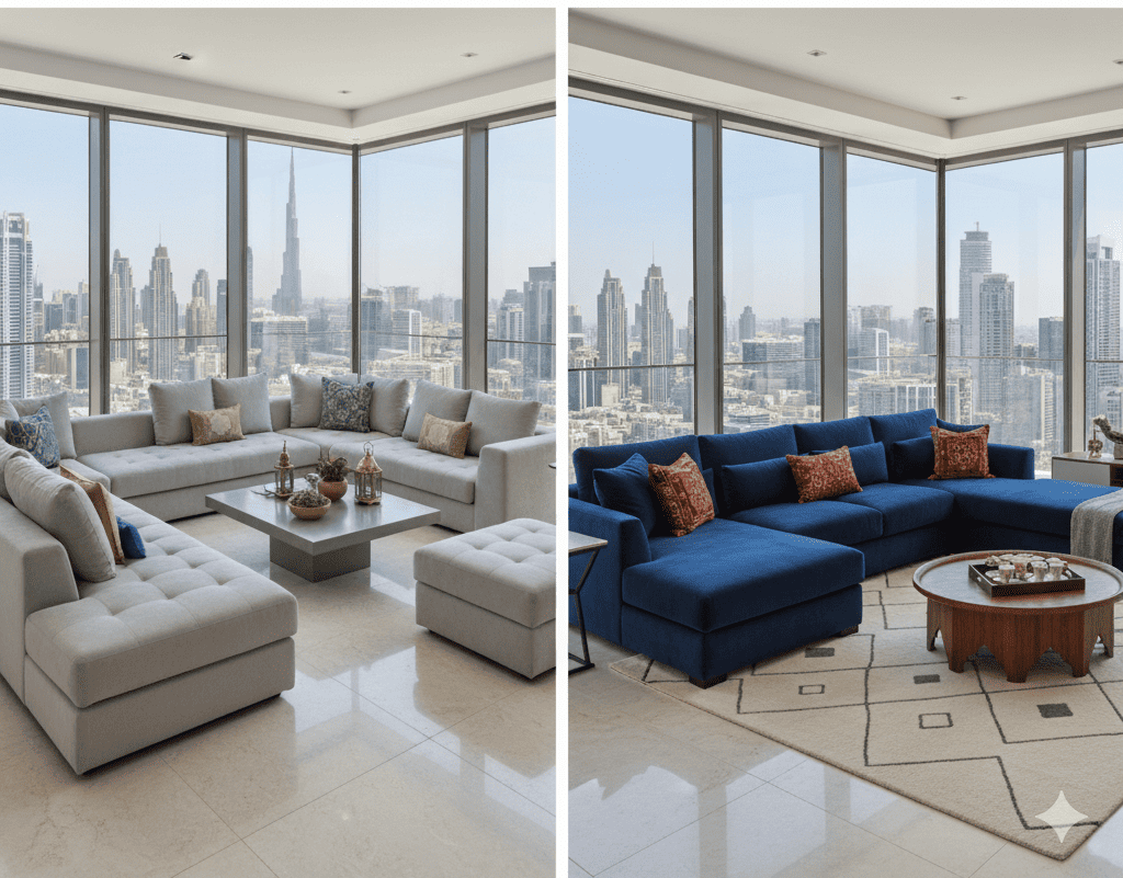 Modular Sofas vs L-Shape Sofas in Dubai: Which Fits Your Space?