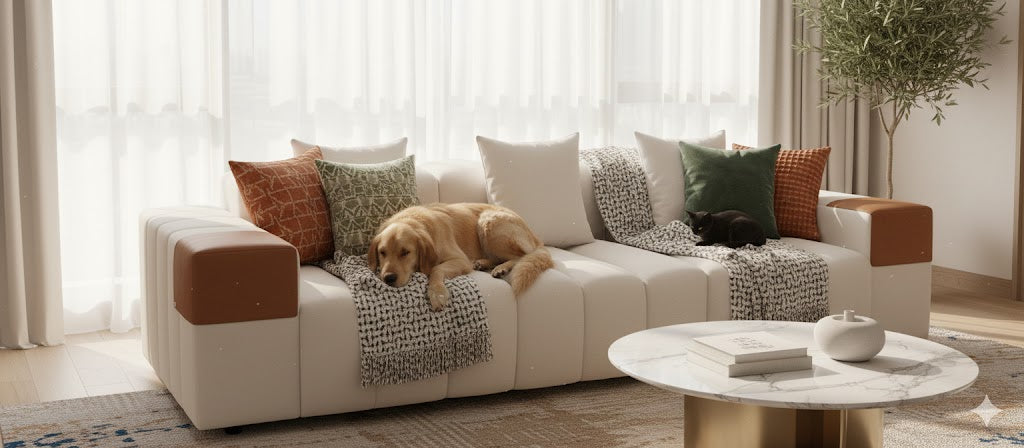Pet-Friendly Sofas Dubai: Hair-Resistant & Easy Care