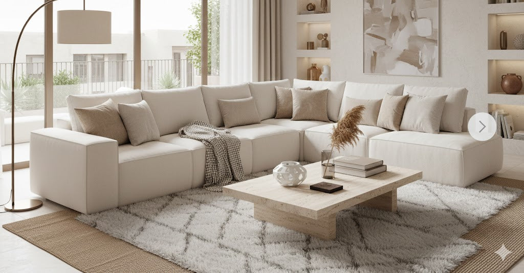 Top Sofa Colours in UAE 2026: Neutrals, Reds & Greens