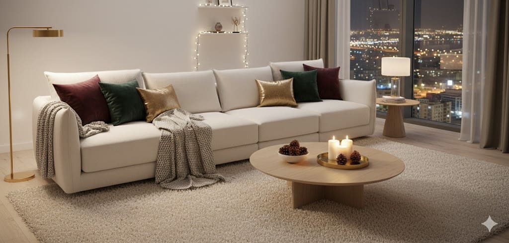 Winter Living Room Ideas with the Luna Range in Dubai