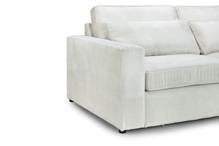 Kiana Modular Sofa Ivory Right Hand Facing Corner