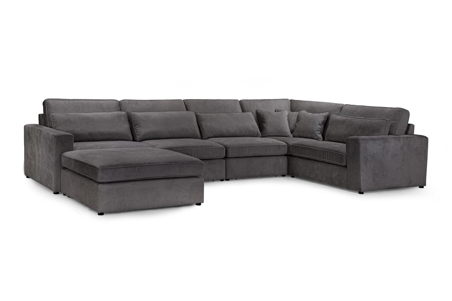 Kiana Modular Sofa Grey Corner Piece