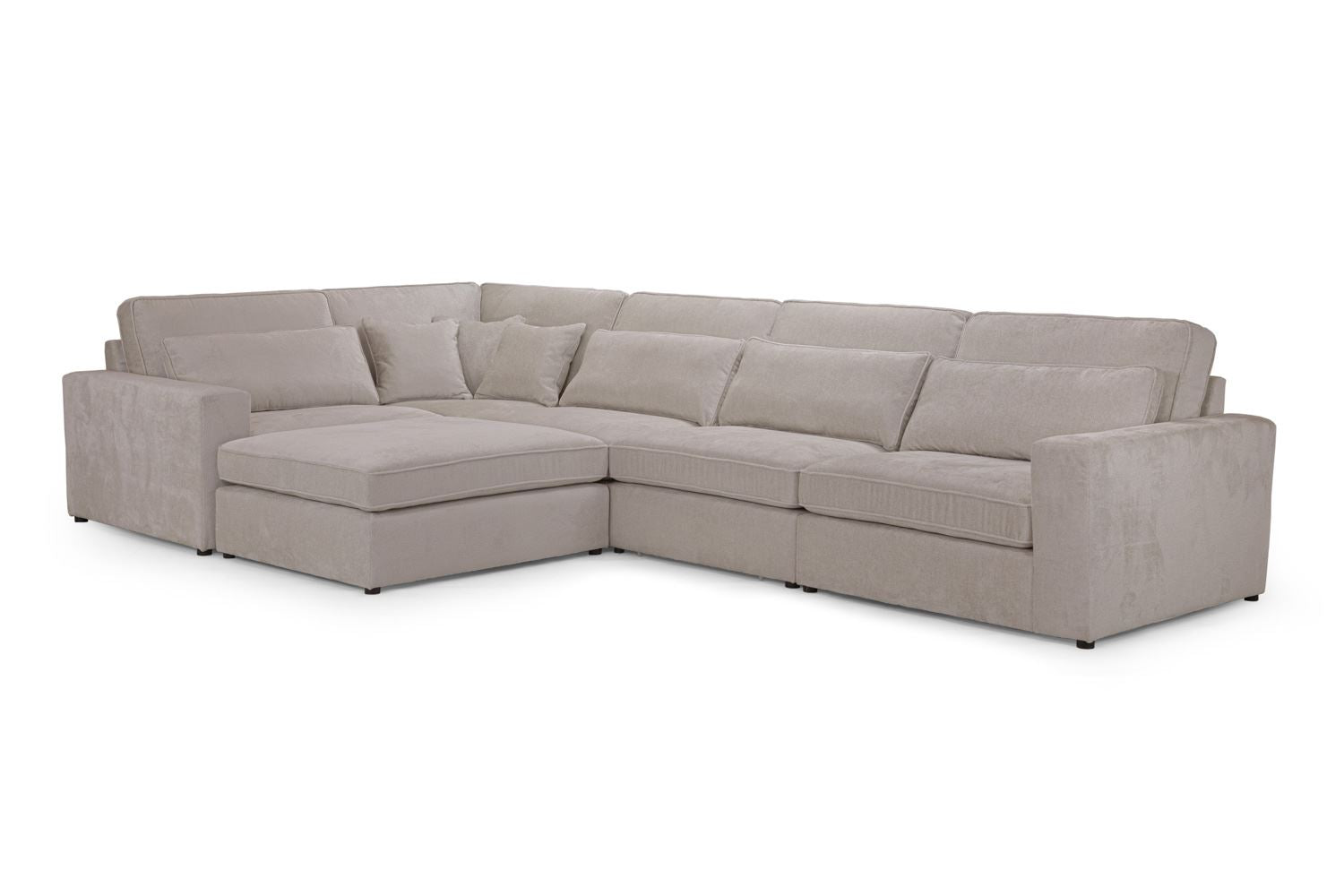 Kiana Modular Sofa Mocha Armless Piece