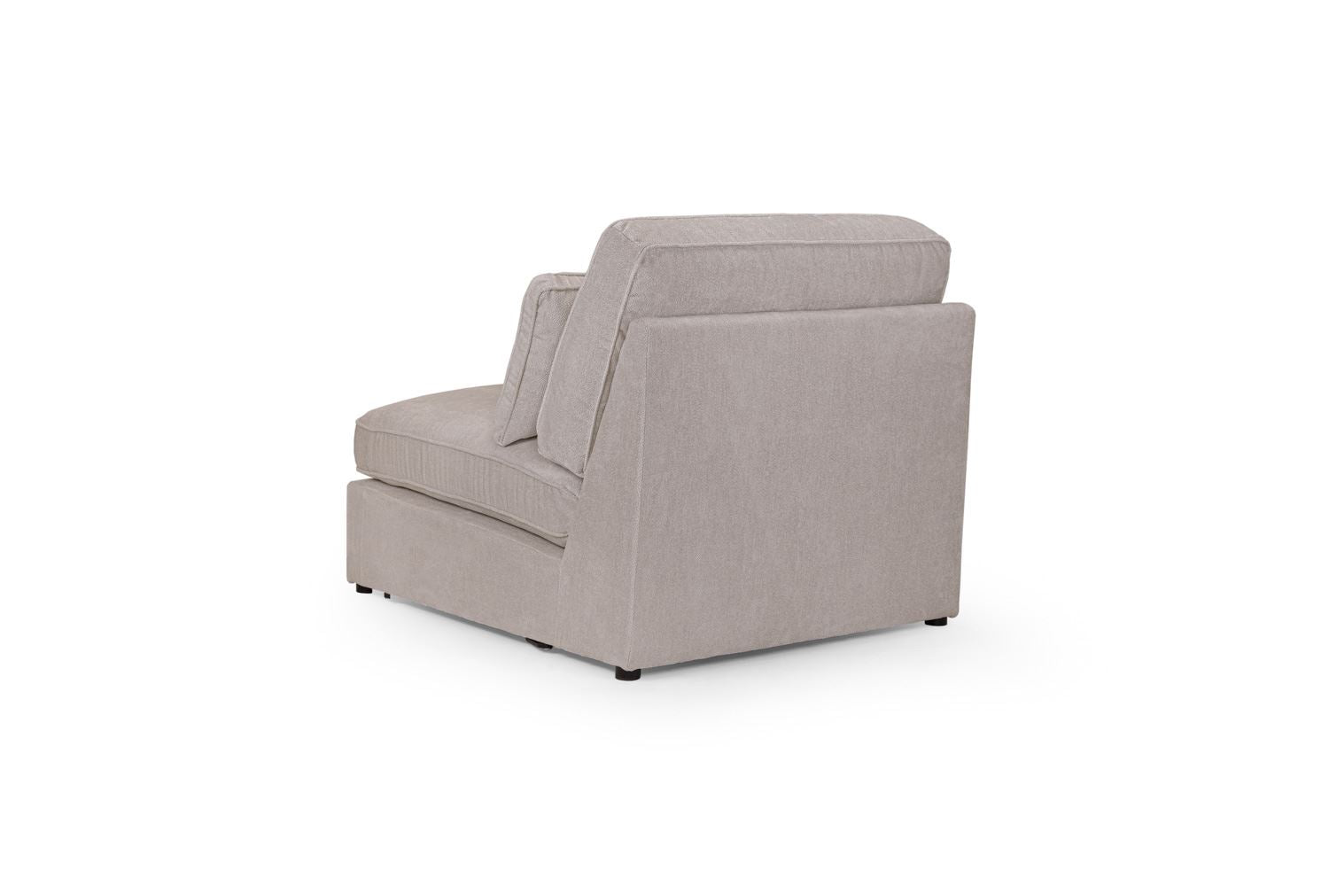 Kiana Modular Sofa Mocha Armless Piece