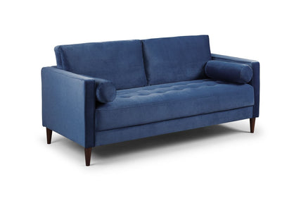 Harper Sofa Plush Blue 3 Seater