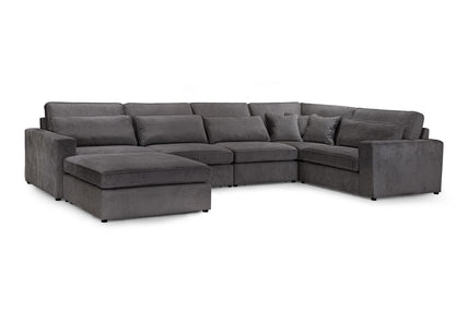 Kiana Modular Sofa Grey Right Hand Facing Corner