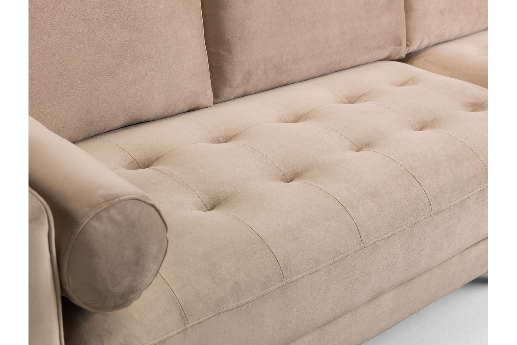 Harper Sofa Plush Beige Footstool