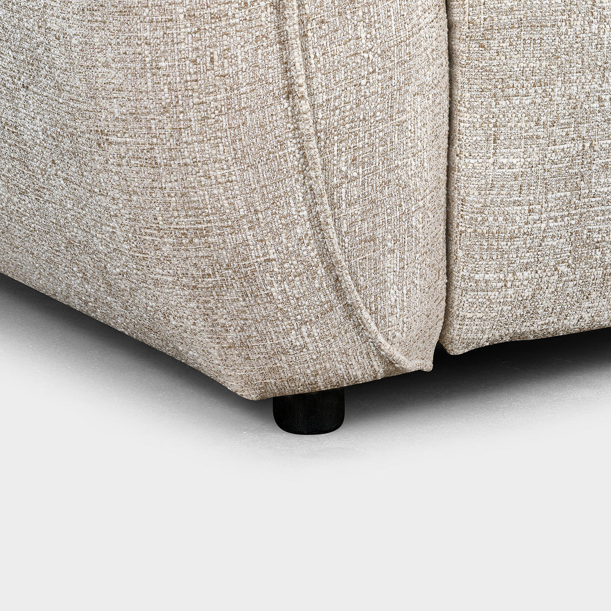 Alya Curve Recliner Light Wool Right Hand Corner