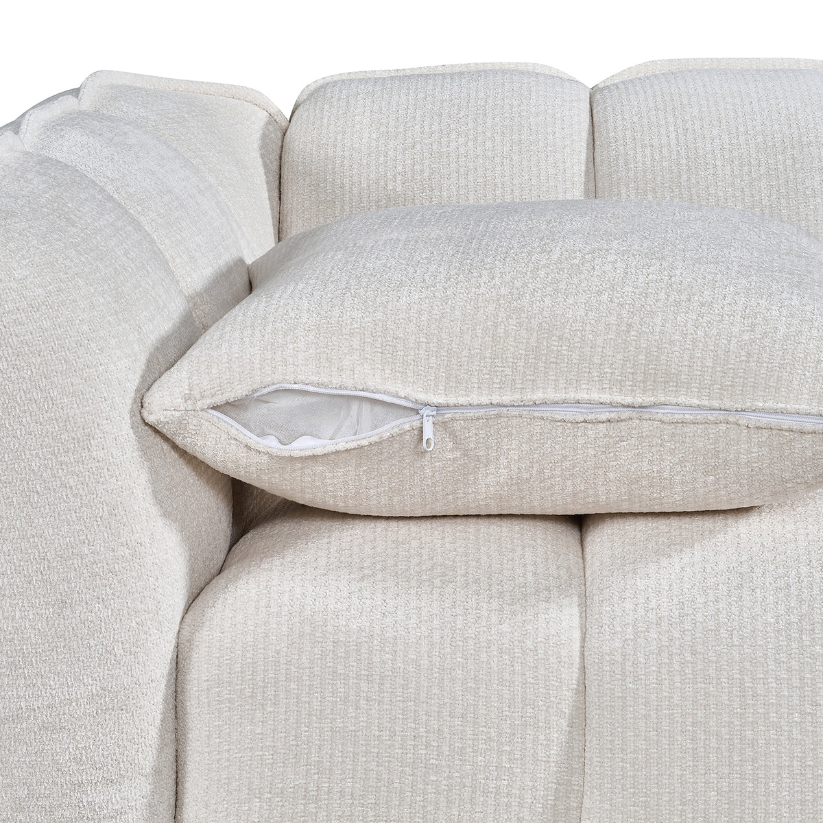 Amani Sofa Off White 3 Seater