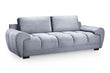 Azzuro Sofa Grey 3 Seater