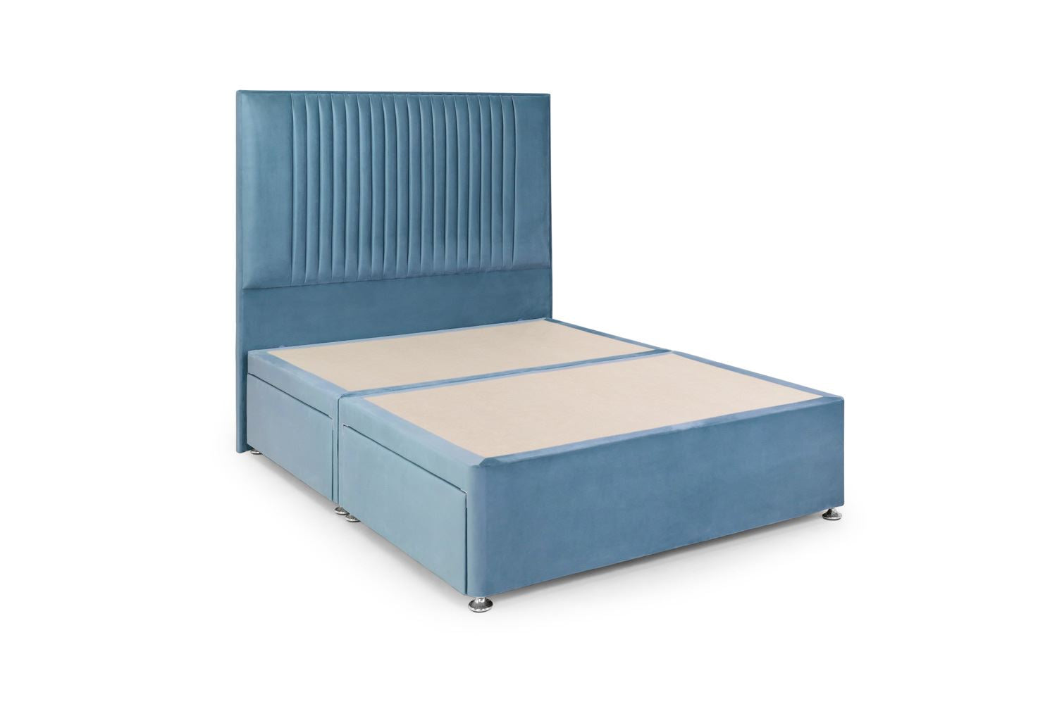 Bea 4 Drawer Bed Super King Plush Teal 4 Drawers