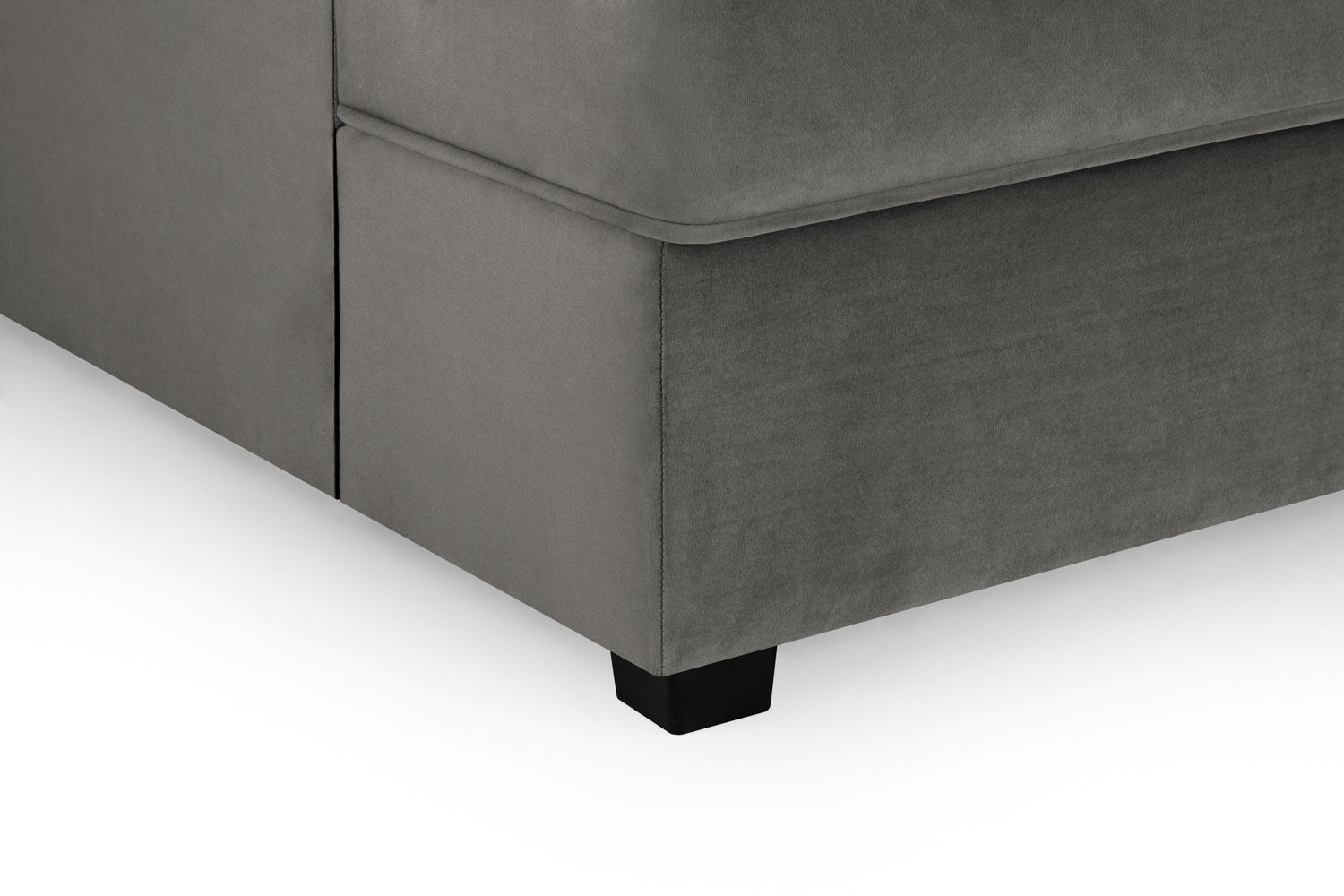 Carnaby Sofa Plush Grey U Shape Corner