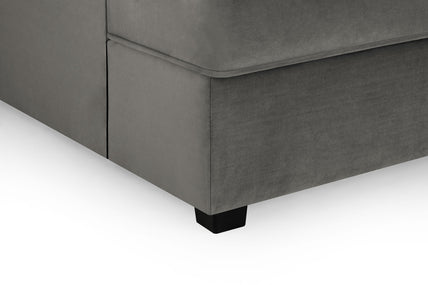 Carnaby Sofa Plush Grey U Shape Corner