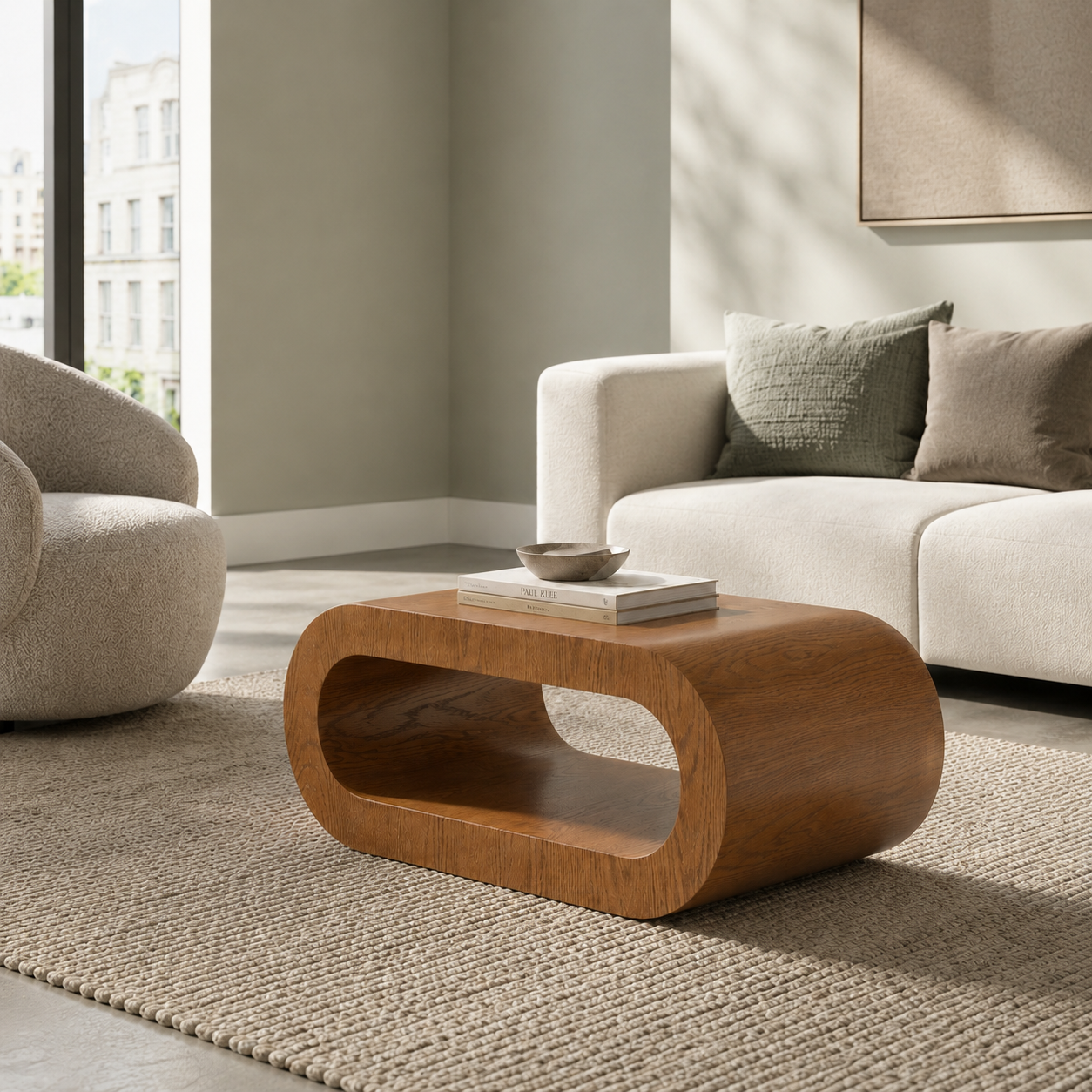 Nesh Coffee Table Oak Wood