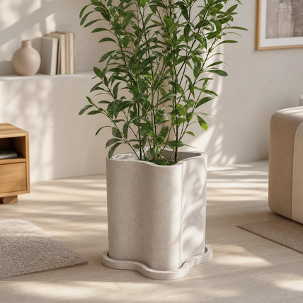 Leo Planter Cream Microcement