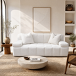 Hass Sofa White 2 Seater