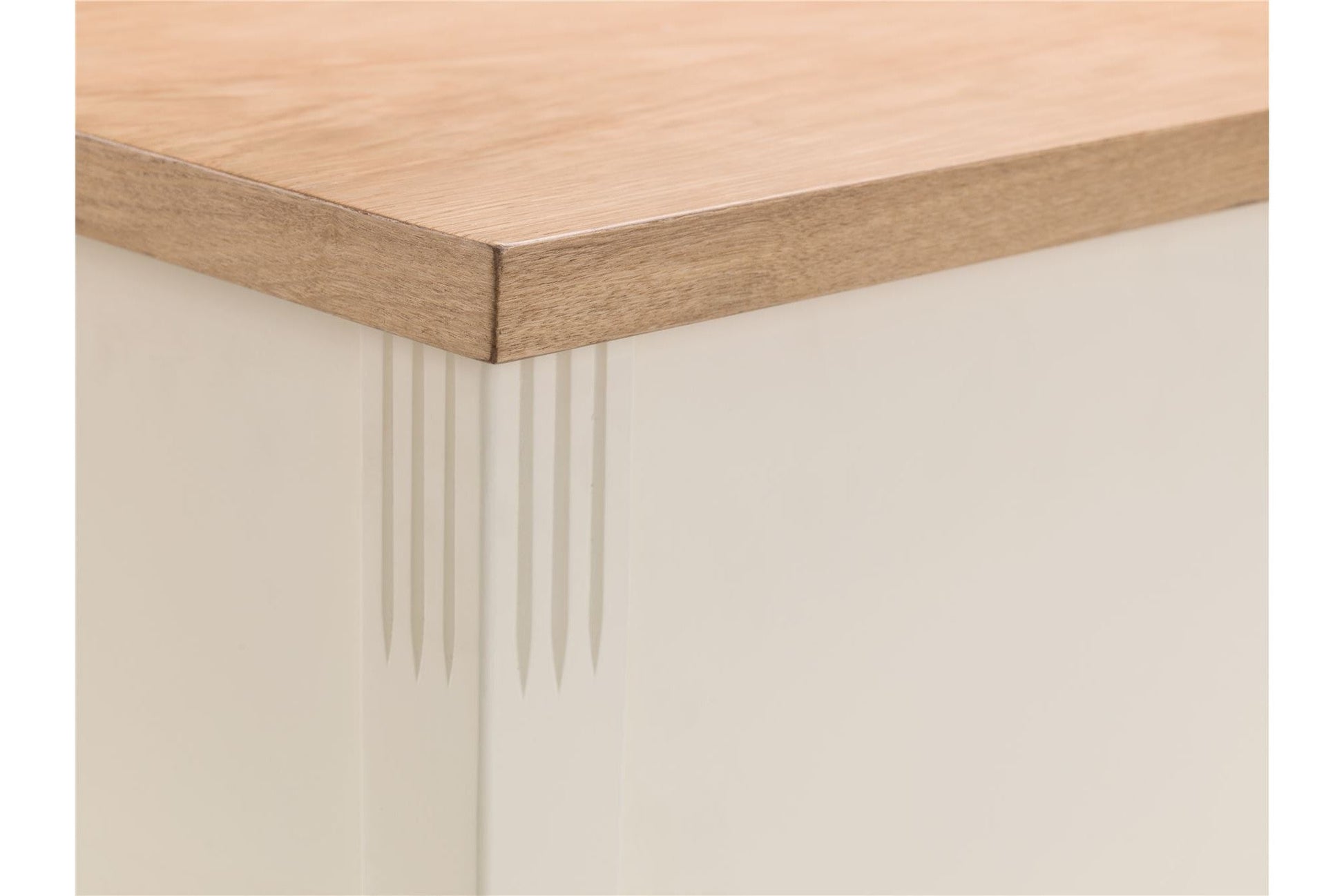 Dara Storage Bench Ivory/Oak
