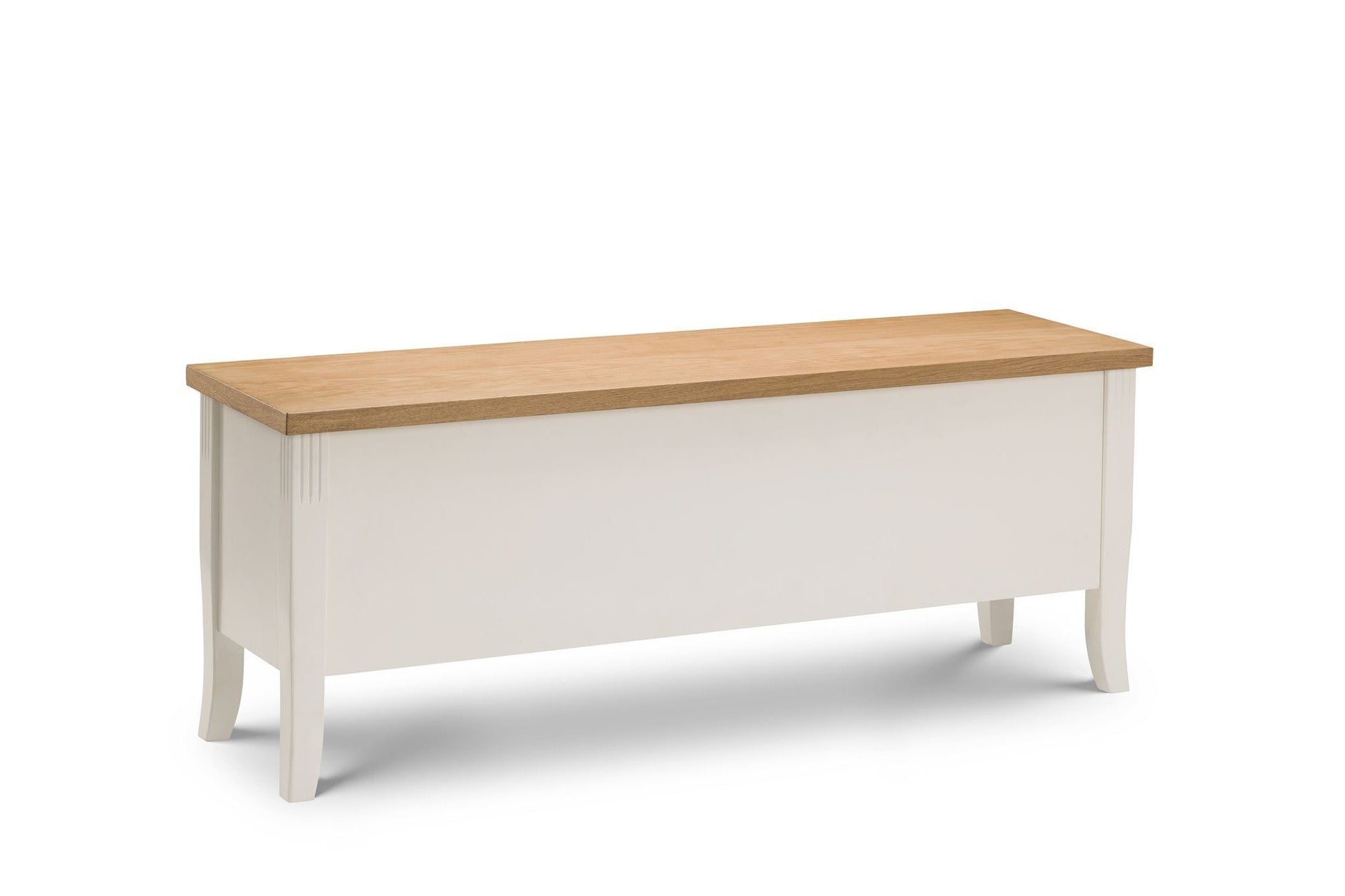 Dara Storage Bench Ivory/Oak