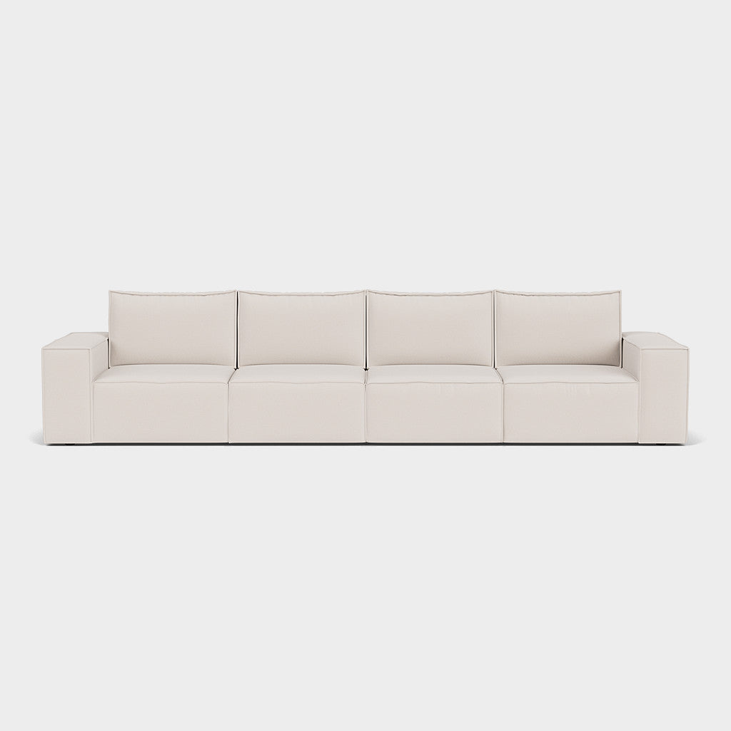Sadir Sofa Beige 4 Seater