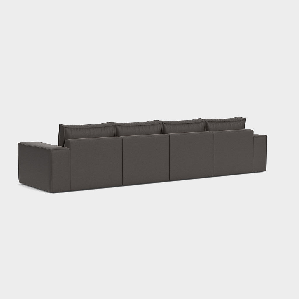 Sadir Sofa Dark Grey 4 Seater