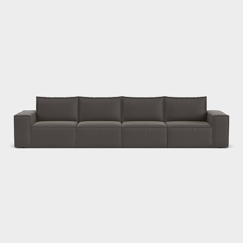 Sadir Sofa Dark Grey 4 Seater