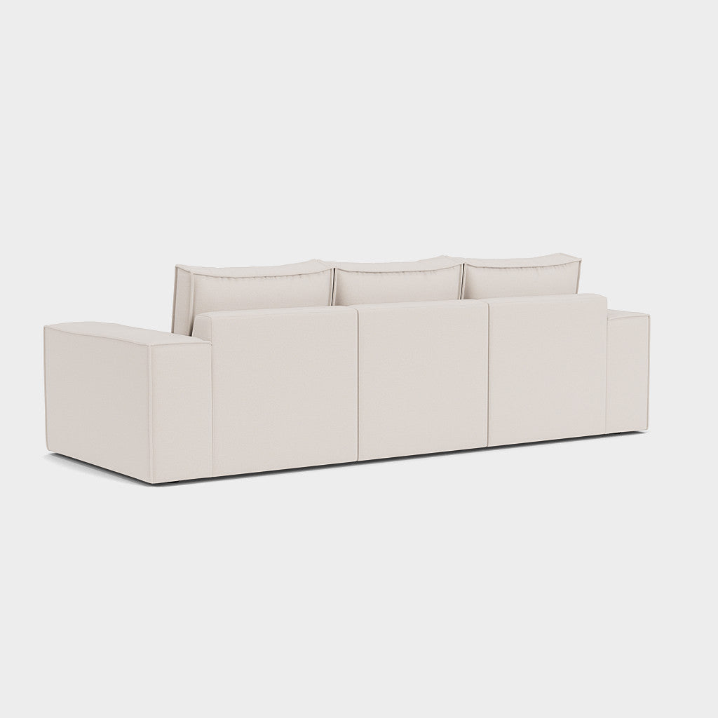 Sadir Sofa Beige 3 Seater