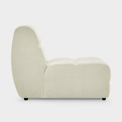 Jacob Sofa Ivory Armless Piece