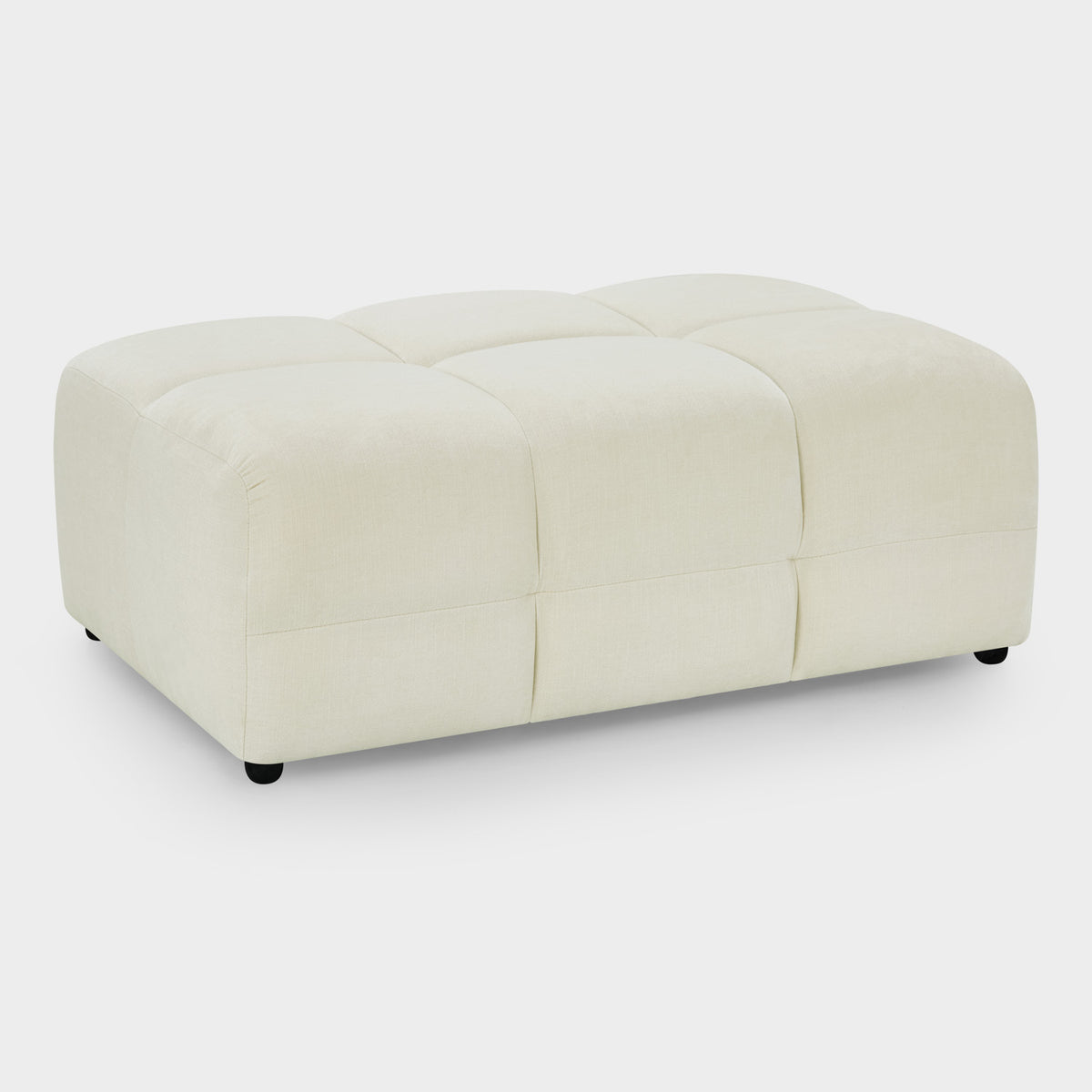 Jacob Sofa Ivory Footstool