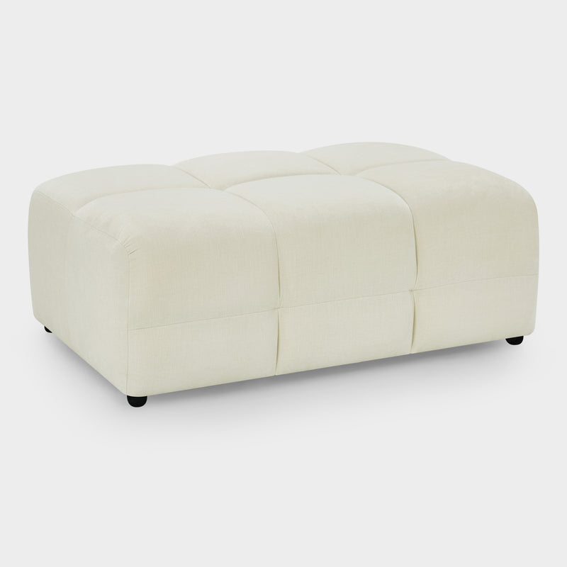 Jacob Sofa Ivory Footstool